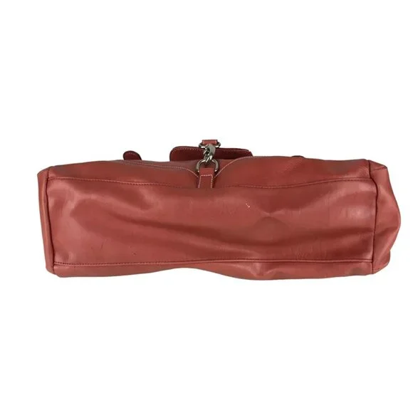 Bellerose Womens Red‎ Inner Pockets Adjustable Double Handle Tote Bag - Picture 5 of 8